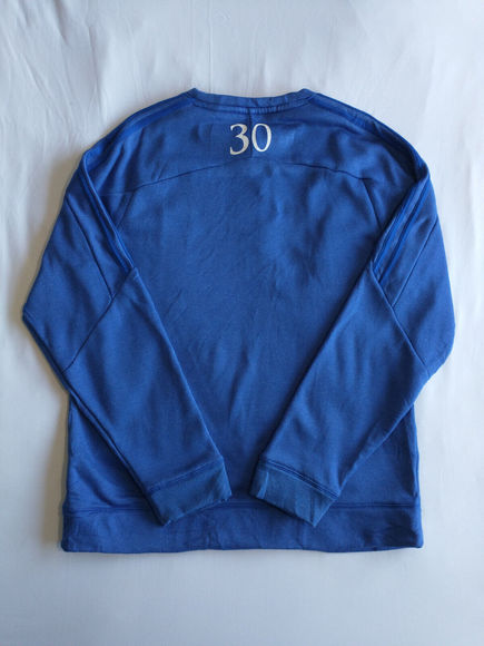 adidas | Men's Kansas Jayhawks Blue Climawarm Sweatshirt Fleece Lined | M - Picture 9 of 12